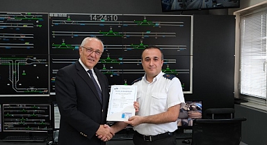 Antalya raylı sistem kontrolörleri uluslararası sertifika aldı