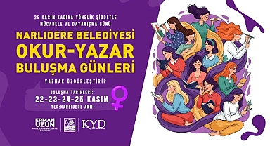 Narlıdere Okur-Yazar Günleri 22 Kasım’da Başlıyor