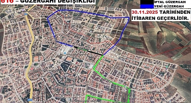 İnegöl’de Halk Otobüsü Hatlarında Düzenleme Yapıldı: Yeni Güzergâhlar 30 Kasım’da Başlıyor