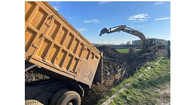 620 metrelik yeni kanalizasyon ve yağmur suyu hattı