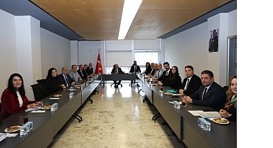 Başkan Şadi Özdemir sanayi bölgeleri temsilcileriyle bir araya geldi
