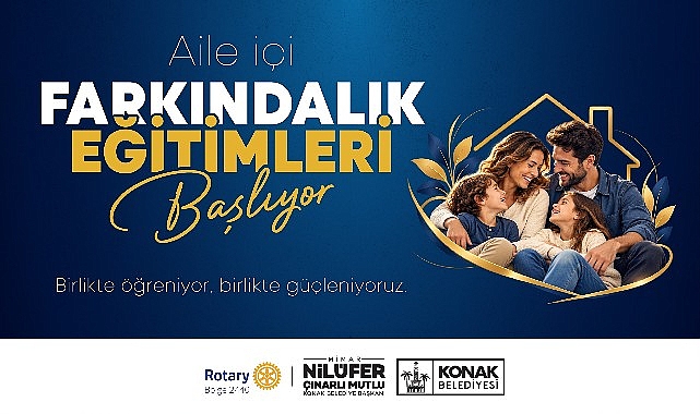 Konak’ta Aile İçi Farkındalık Seminerleri başlıyor